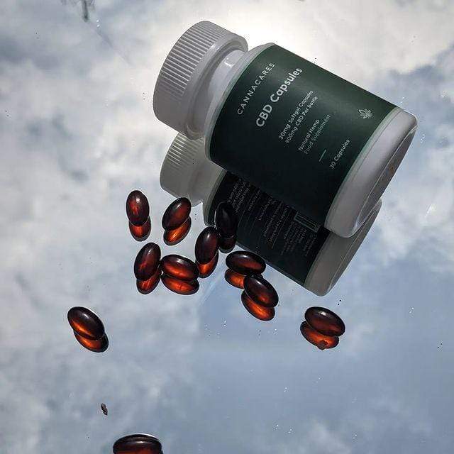 Cannacares Tablets 30 Capsules 30mg CBD Capsules 30pk - Vegan Friendly