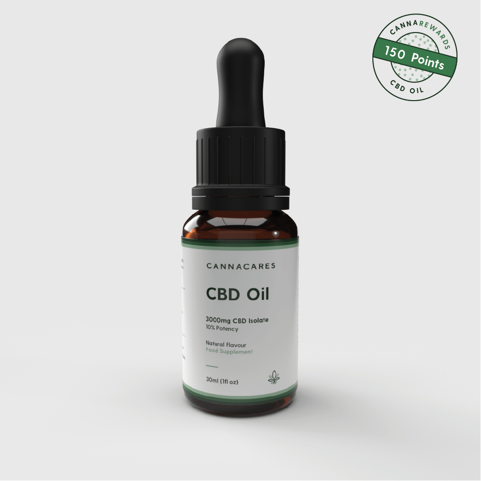 Cannacares Oils 10% CBD Oil - Natural